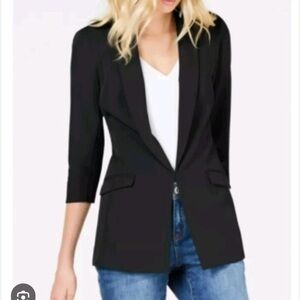 INC International Concepts Petite Women’s Black Blazer size P XL